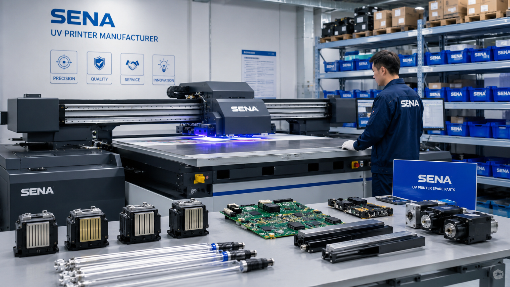 UV printer spare parts inventory and technical support service