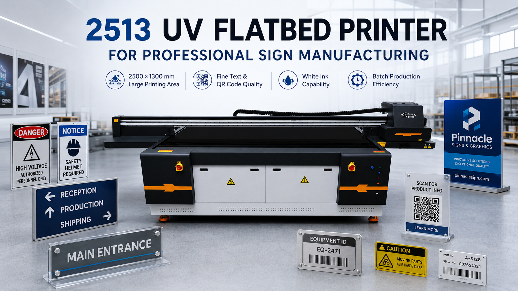 2513 UV printer for professional sign manufacturing