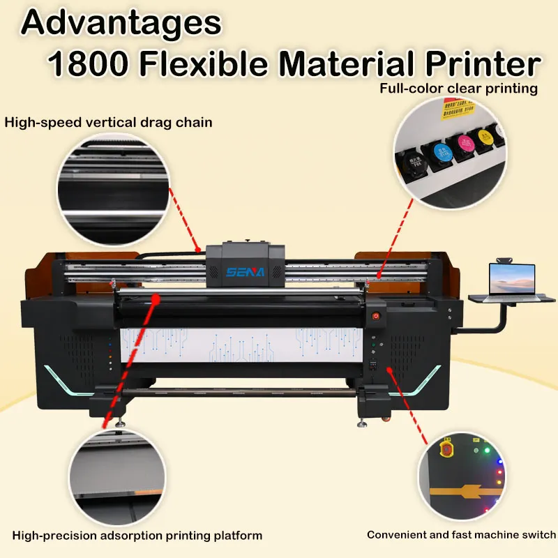 Sena UV Flatbed Printer in action