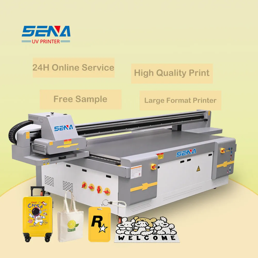 UV Flatbed Printer in Action