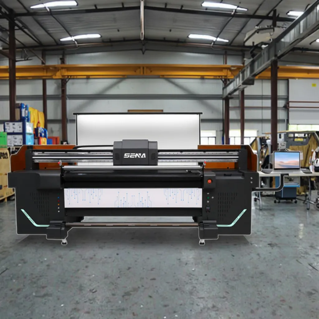 SENA-2513 UV Flatbed Printer Printing on Glass