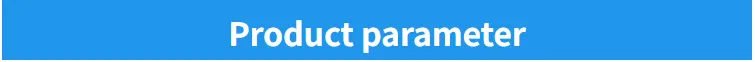 Product parameter