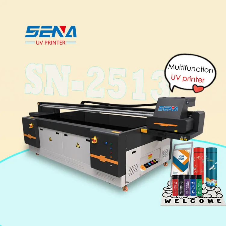 SENA Large Industrial UV Flatbed Printer