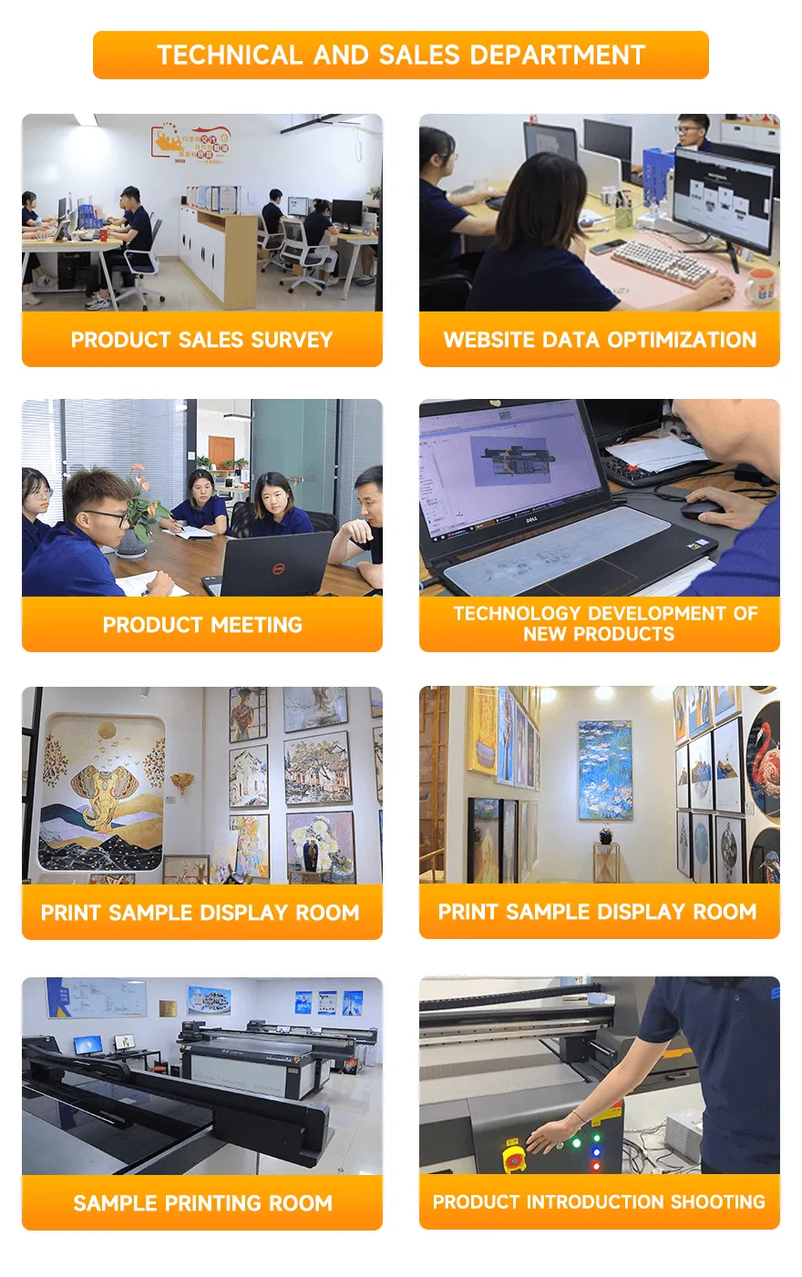 Close-up of SENA printer's CCD camera and auto-cleaning system