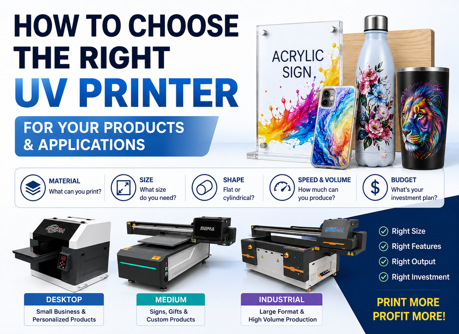 How to Choose a UV Printer for Your Products Complete Guide