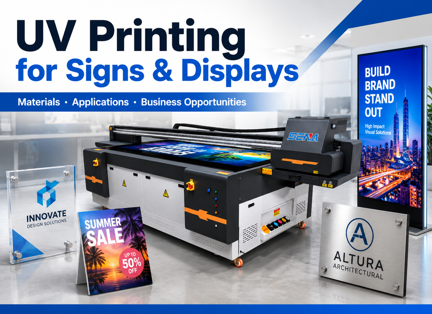 UV Printer for Signage Materials Applications and Benefits