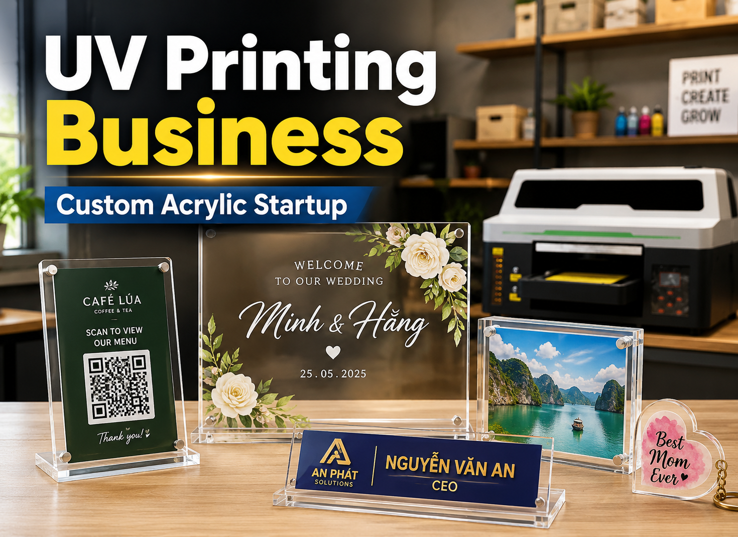 acrylic printing business