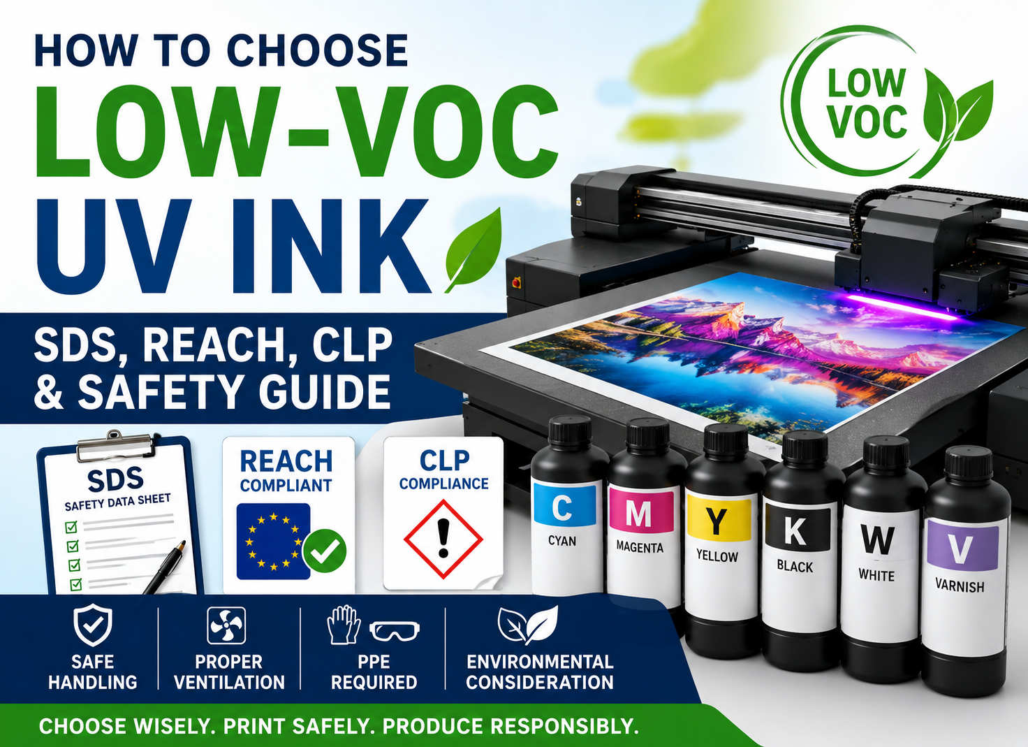 low VOC UV ink