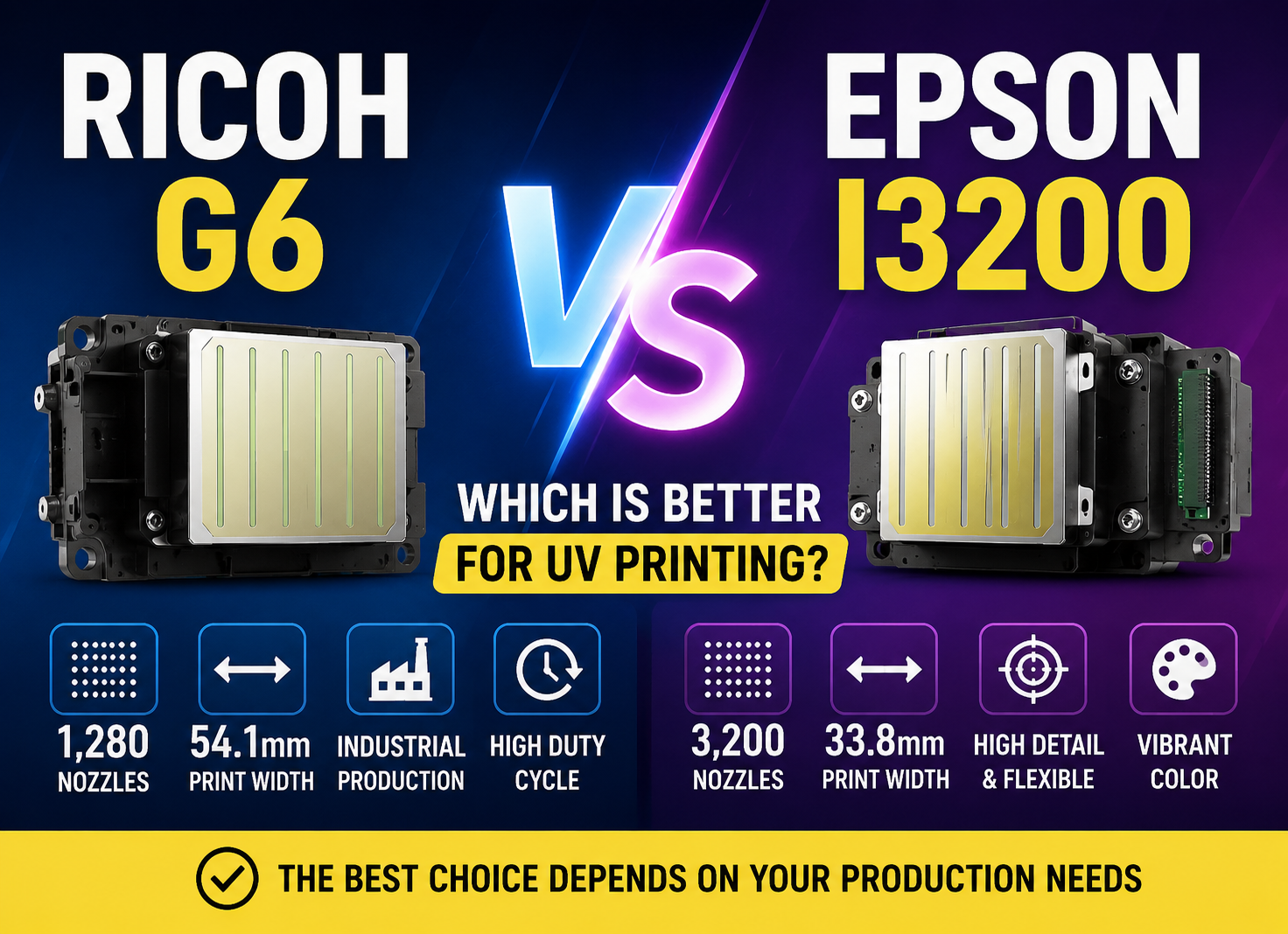 Ricoh Gen6 vs Epson I3200